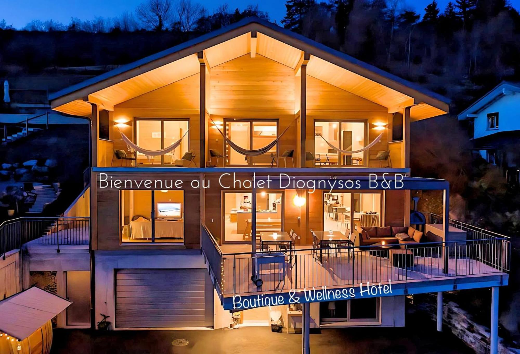 Chalet Diognysos B&B, Boutique Hotel & Wellness Crans-Montana Esterno foto