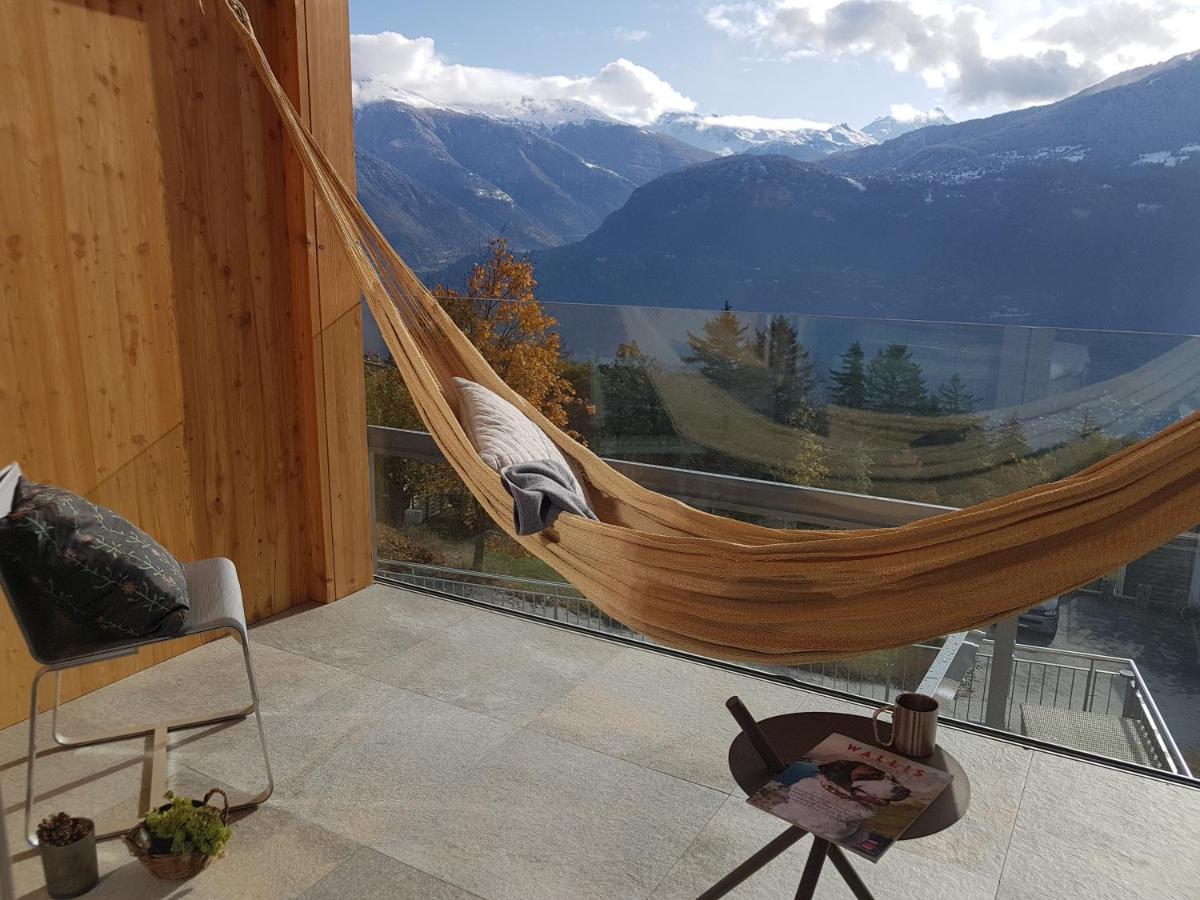 Chalet Diognysos B&B, Boutique Hotel & Wellness Crans-Montana Esterno foto